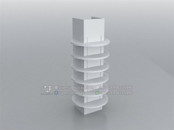 Columna con Estantes Blanco Personalizado