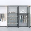 Exhibidor de Pared Modular para Prendas de Vestir