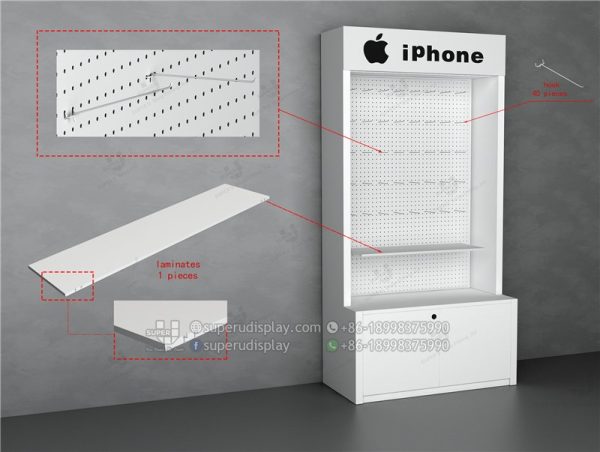 Exhibidor de Pared Tablero de Clavijas para Celulares - Image 4