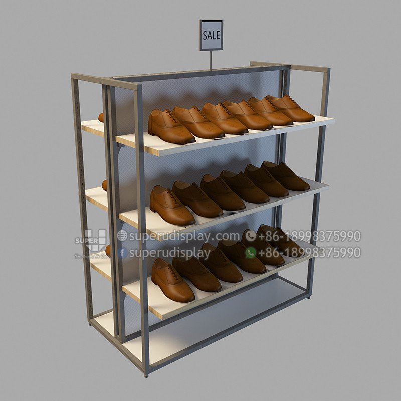 Gondola Exhibidor para Zapatos - Diseño y Fabricación de Mobiliario  Comercial para Tiendas